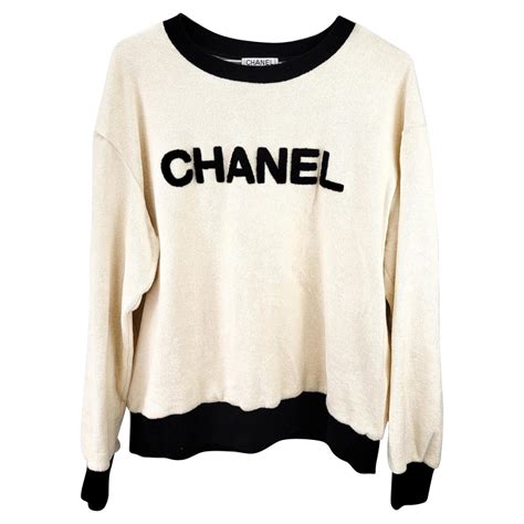 Chanel Vintage Frottee Sweatshirt 1992 (S/M) .